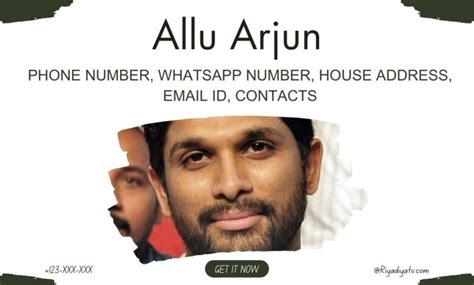 allu arjun real phone number